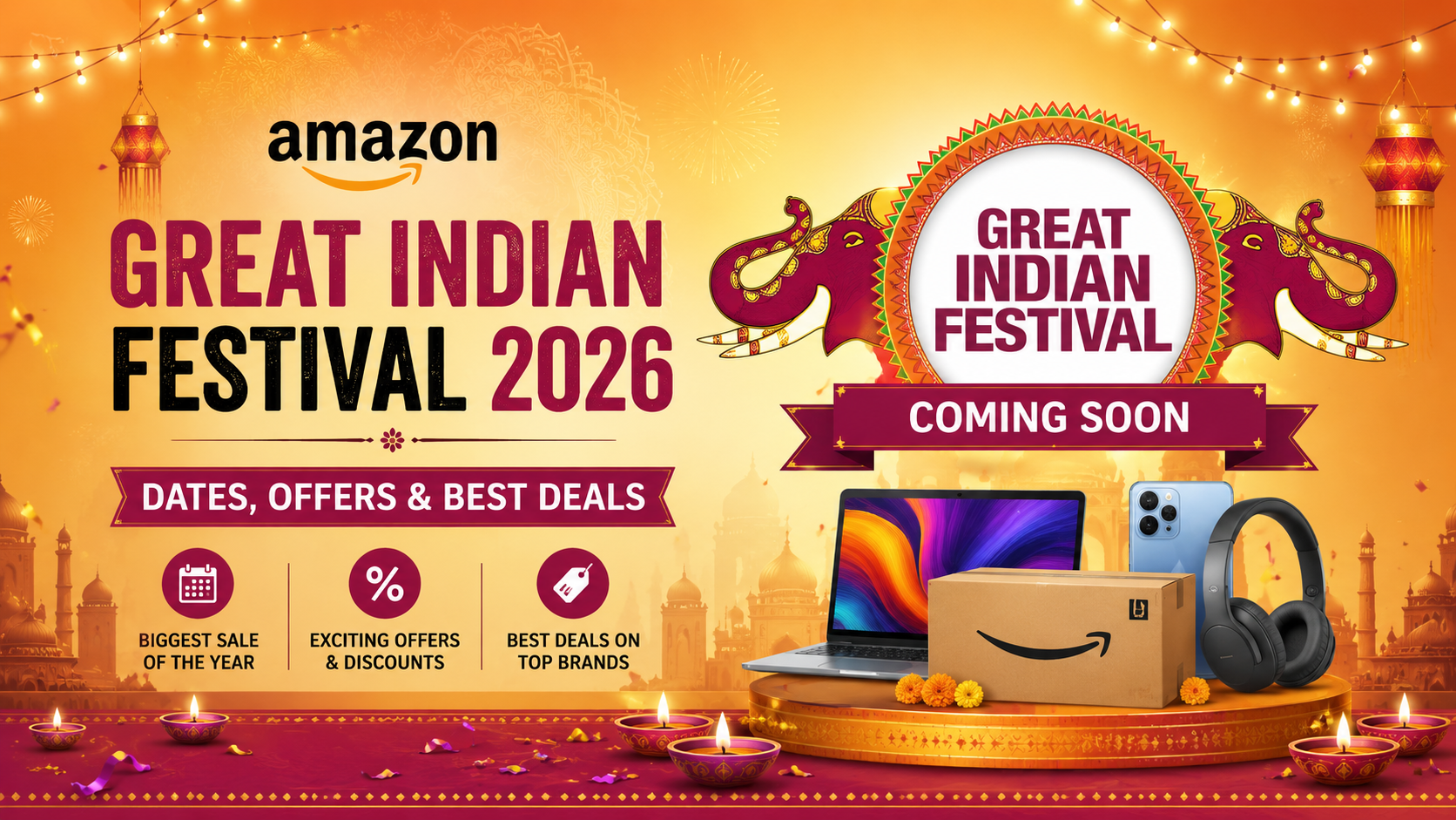 Amazon Great Indian Festival 2026 — Dates, Offers and Best Deals