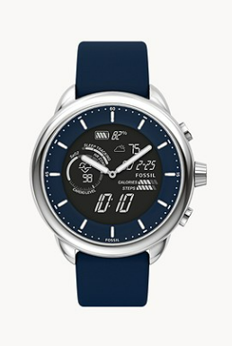 Gen 6 Wellness Edition Hybrid Smartwatch Navy Silicone